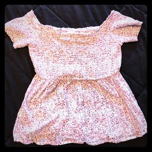 Old Navy smocked off-the-shoulder shirts